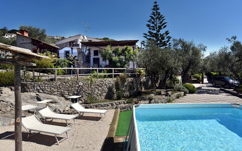 Villa Birbante: Resort, Swimming Pool, Eco Hotel, Shade, Hacienda, Backyard, Outdoor Furniture, Villa, Flowerpot