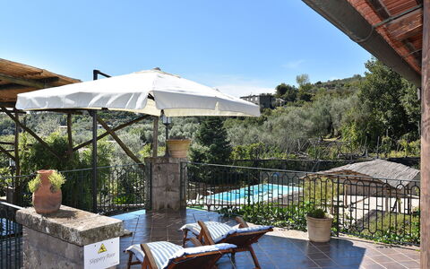Villa Birbante: Furniture, Outdoor Furniture, Swimming Pool, Chair, Umbrella, Resort, Shade, Flagstone, Flowerpot, Eco Hotel