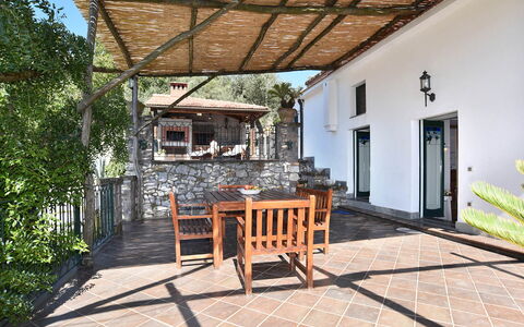 Villa Birbante: Furniture, Chair, Outdoor Furniture, Porch, Kitchen & Dining Room Table, Shade, Flagstone, Outdoor Table, Outdoor Structure, Patio