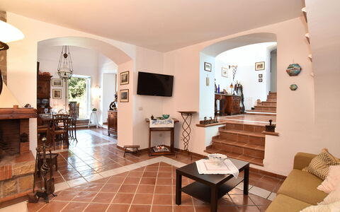 Villa Birbante: Furniture, Interior Design, Flooring, Ceiling, Chair, Table, Floor, Room, Living Room, Couch