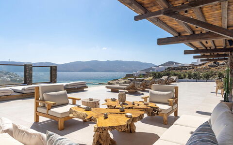Villa Mitos: Resort, Shade, Villa, Balcony, Lumber, Eco Hotel, Pergola, Outdoor Furniture, Resort Town, Plank