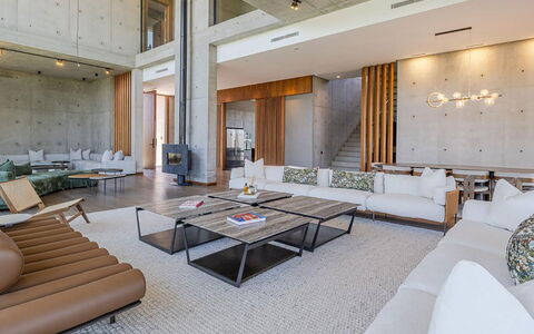 Villa Nadia: Interior Design, Flooring, Floor, Living Room, Home, Ceiling, Furniture, Couch, Chair, Apartment