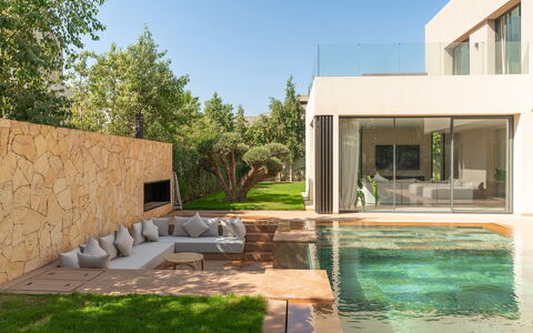 Villa Hamza: Swimming Pool, Home, Estate, Garden, Landscaping, Backyard, Villa, Eco Hotel, Shade, Resort