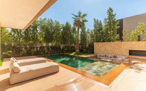 Villa Hamza: Swimming Pool, Resort, Eco Hotel, Garden, Landscaping, Shade, Backyard, Villa, Hotel