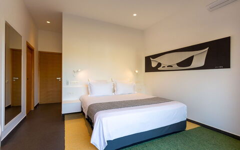 Villa Malika: Flooring, Interior Design, Floor, Ceiling, Bedroom, Bed, Room, Bed Sheet, Bedding, Bed Frame