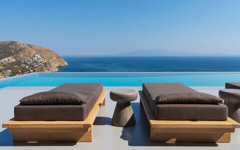 Villa Pegaso: Outdoor Furniture, Hardwood, Sunlounger, Natural Material, Chaise Longue, Swimming Pool, Resort, Coffee Table, Wicker