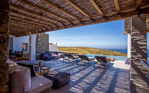 Villa Chimera: Blue, Home, Design, Villa, Resort, Living Room