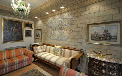 Apartment Bright: Interior Design, Furniture, Wall, Ceiling, Flooring, Picture Frame, Floor, Living Room, Lighting, Couch