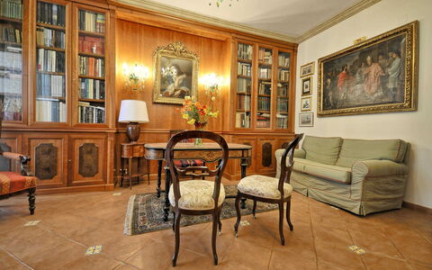Apartment Bright: Furniture, Interior Design, Flooring, Floor, Wood, Table, Room, Living Room, Picture Frame, Couch