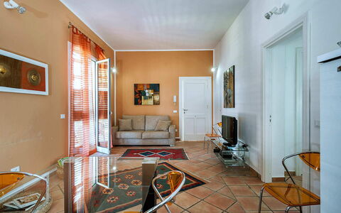Casa Kita: Furniture, Interior Design, Flooring, Floor, Wall, Wood, Ceiling, Room, Living Room, Couch