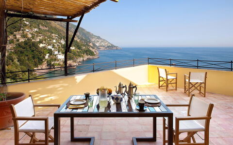 Casa la Riva: Furniture, Chair, Table, Outdoor Furniture, Kitchen & Dining Room Table, Outdoor Table, Resort, Coffee Table, Dining Room, Eco Hotel