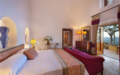 Casa la Riva: Interior Design, Furniture, Flooring, Floor, Lighting, Room, Ceiling, Bedroom, Bed, Bed Frame