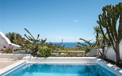 Guest House Zephyros: Blue, Resort, Flowerpot, Sea, Eco Hotel, Swimming Pool, Houseplant, Ocean, Coast, Tropics