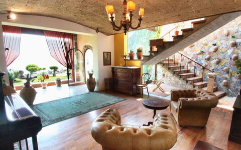 The Sea Farmhouse: Furniture, Interior Design, Flooring, Wood, Couch, Floor, Table, Lighting, Chair, Living Room