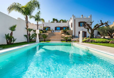 Villa la Pigna: Blue, Swimming Pool, Architecture, Resort, Estate, Garden, Landscaping, Hacienda, Mansion, Villa