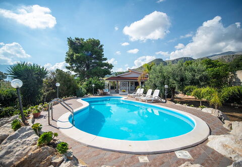 Villa la Randa: Swimming Pool, Blue, Water, Outdoor Furniture, Resort, Leisure, Umbrella, Eco Hotel, Composite Material, Shade