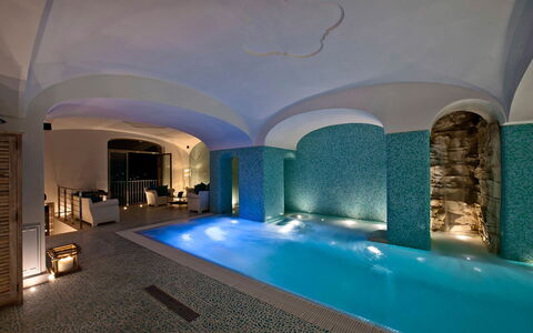 Villa Moresca: Interior Design, Furniture, Swimming Pool, Resort, Hotel, Chair, Design, Thermae, Boutique Hotel, Jacuzzi