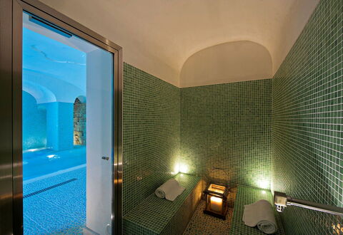 Villa Moresca: Flooring, Floor, Composite Material, Swimming Pool, Tile, Ceiling, Resort, Hotel, Design, Bathtub