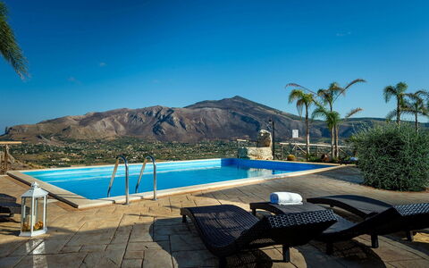 Villa Thalia: Swimming Pool, Resort, Eco Hotel, Furniture, Outdoor Furniture, Hotel, Chair, Villa, Shade