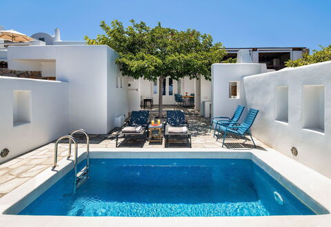 Villa Vorias: Blue, Resort, Swimming Pool, Outdoor Furniture, Design, Sunlounger, Villa, Tile, Hotel, Eco Hotel