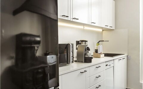 Campani Villa: Kitchen Appliance, Major Appliance, Kitchen, Home Appliance, Countertop, Cabinetry, Refrigerator, Interior Design, Flooring, Furniture