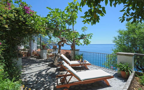 Casa Angels: Outdoor Furniture, Furniture, Sea, Coastal And Oceanic Landforms, Coast, Flowerpot, Resort, Chair, Balcony, Ocean