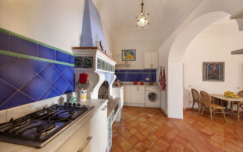 Casa Angels: Flooring, Interior Design, Floor, Ceiling, Kitchen, Tile, Furniture, Room, Countertop