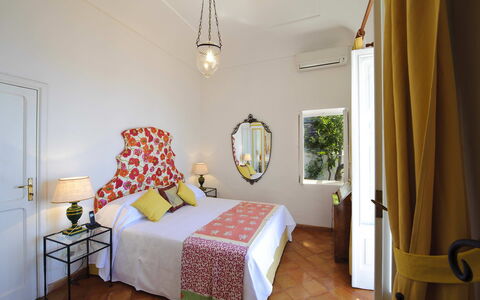 Casa Angels: Wall, Furniture, Interior Design, Bedroom, Bed, Floor, Linens, Flooring, Bedding, Bed Frame