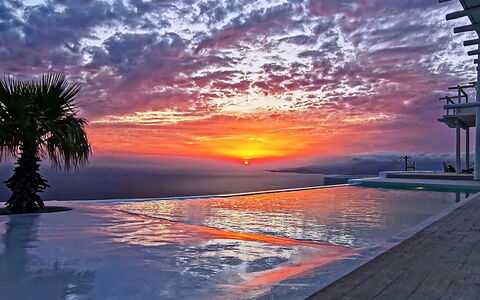 Fanaria Villa: Dusk, Afterglow, Horizon, Sunset, Sunrise, Cloud, Evening, Sea, Red Sky At Morning, Ocean