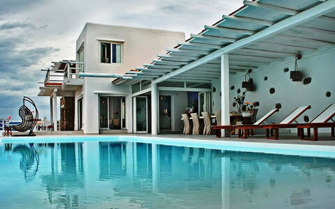 Fanaria Villa: Blue, Resort, Outdoor Furniture, Swimming Pool, Leisure, Eco Hotel, Villa, Hotel, Shade