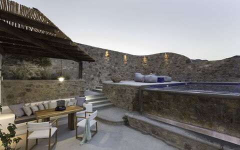 Romantic Getaway: Composite Material, Concrete, Stone Wall, Limestone