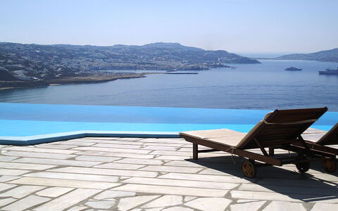 Rose Studio 3: Blue, Swimming Pool, Outdoor Furniture, Sunlounger, Shade, Coast, Resort, Tropics, Resort Town, Tile