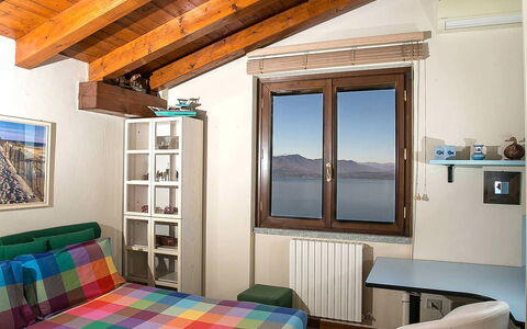 Verbano: Interior Design, Bedroom, Bed, Furniture, Wood, Flooring, Floor, Ceiling, Room, Bed Sheet
