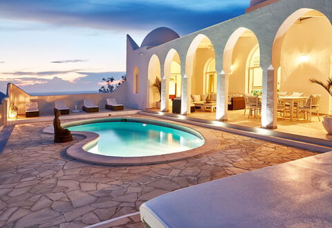 Villa Aldebaran: Blue, Dome, Swimming Pool, Resort, Villa, Outdoor Furniture, Eco Hotel, Dome, Hotel