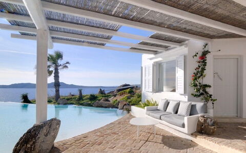 Villa Delos: Home, Resort, Swimming Pool, Villa, Eco Hotel, Shade, Estate, Chair, Ceiling, Outdoor Furniture