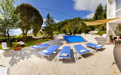 Villa Ettore: Swimming Pool, Outdoor Furniture, Furniture, Resort, Umbrella, Sunlounger, Chair, Shade, Leisure, Eco Hotel