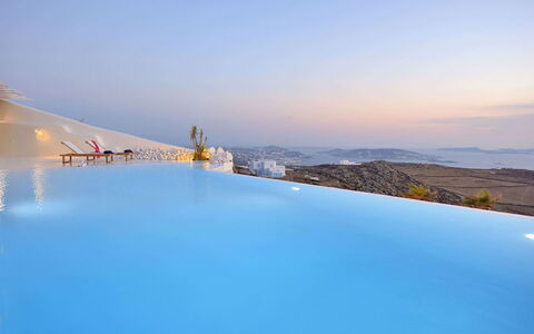 Villa Fabulous: Blue, Swimming Pool, Resort, Dusk, Eco Hotel, Villa, Hotel, Resort Town