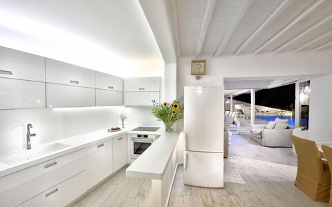 Villa Fabulous: Interior Design, Flooring, Floor, Furniture, Ceiling, Kitchen, Home, Apartment, Countertop, Lighting