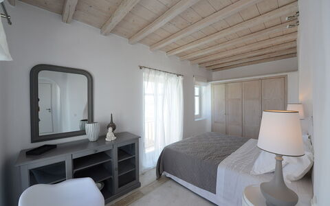 Villa Gazelia: Furniture, Interior Design, Bedroom, Floor, Bed, Flooring, Ceiling, Room, Home, Apartment