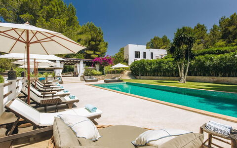 Villa Gold: Swimming Pool, Resort, Garden, Estate, Eco Hotel, Hacienda, Villa, Landscaping, Mansion, Shade