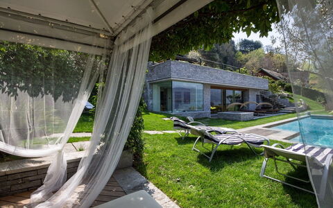 Villa Isa: Swimming Pool, Resort, Garden, Outdoor Furniture, Backyard, Shade, Eco Hotel, Landscaping, Estate, Leisure