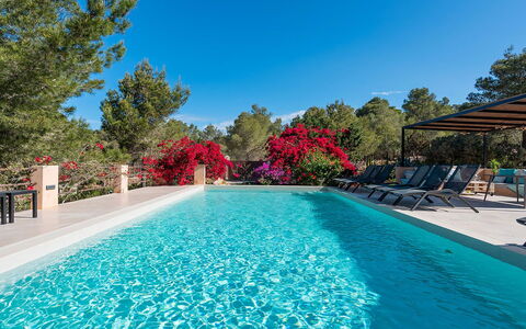 Villa Luanda: Blue, Water, Swimming Pool, Resort, Eco Hotel, Outdoor Furniture, Leisure, Shade, Tropics, Hotel