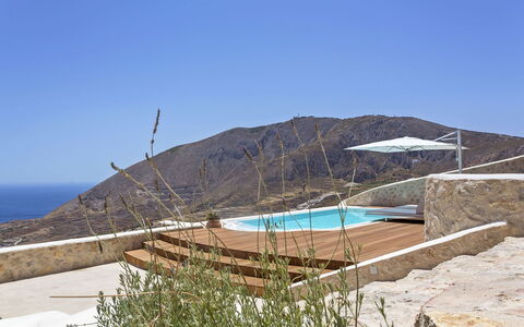 Villa Orestis: Swimming Pool, Wood Flooring, Villa