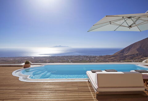 Villa Orestis: Blue, Water, Swimming Pool, Outdoor Furniture, Resort, Furniture, Shade, Sunlounger, Eco Hotel, Sea