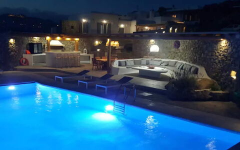 Villa Pirgi: Swimming Pool, Resort, Water Feature, Leisure, Night, Outdoor Furniture, Hotel, Resort Town, Eco Hotel, Landscape Lighting