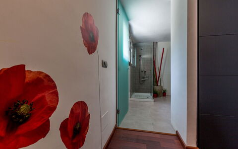Villa Roja: Flooring, Floor, Interior Design, Room, Paint, Modern Art, Wood Flooring, Wood Stain, Hardwood, Laminate Flooring
