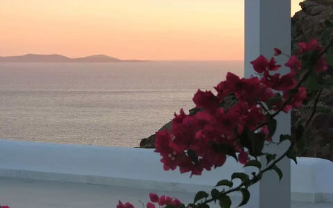 Villa Rose 1: Ocean, Evening, Balcony, Dusk, Houseplant