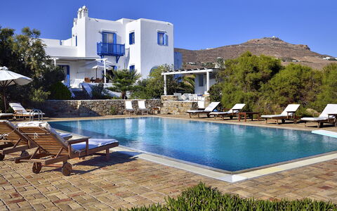 Villa Sesilia: Blue, Swimming Pool, Resort, Furniture, Chair, Outdoor Furniture, Eco Hotel, Kitchen & Dining Room Table, Villa, Estate