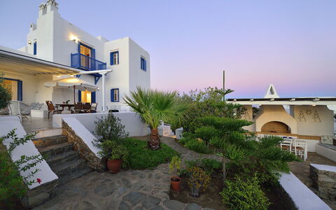 Villa Sesilia: Blue, Home, Chair, Apartment, Estate, Resort, Flowerpot, Villa, Balcony, Shade
