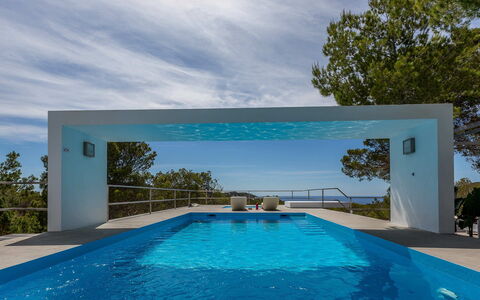 Villa Tomsk: Blue, Swimming Pool, Composite Material, Shade, Eco Hotel, Resort, Tropics, Outdoor Furniture, Hotel